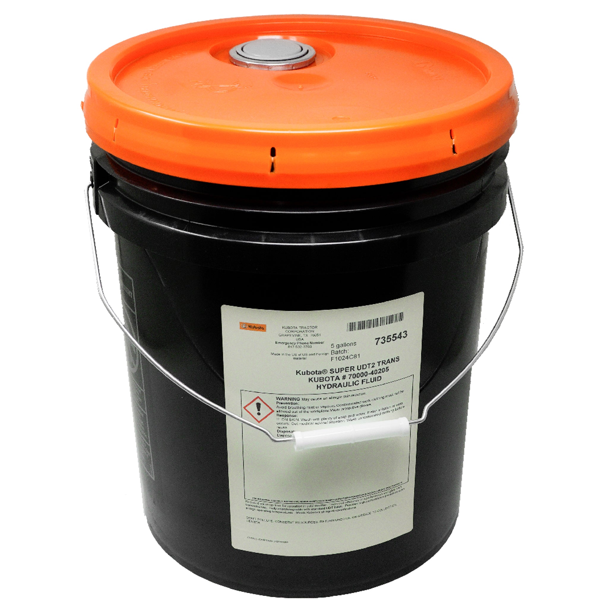 Kubota 70000-40205 Super Udt2 Hyd Oil 5 Gallon