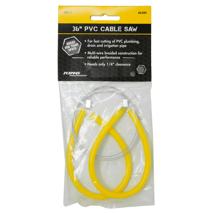 King Innovation 46300 Sierra para cable de PVC, 36