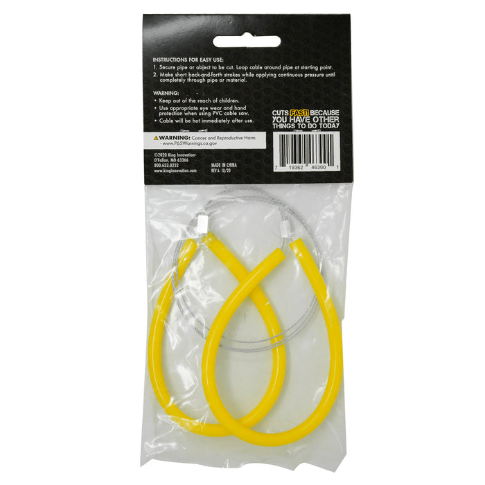 King Innovation 46300 Sierra para cable de PVC, 36