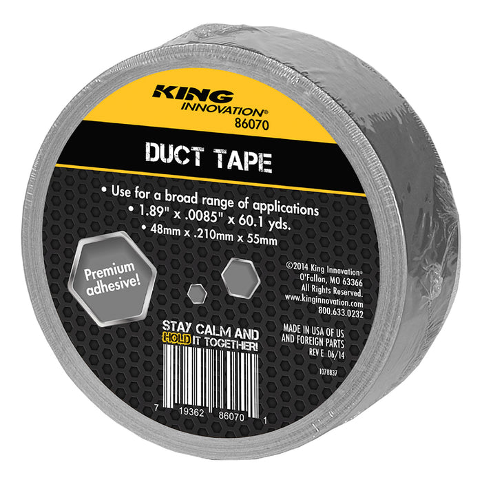 Cinta adhesiva plateada King Innovation 86070