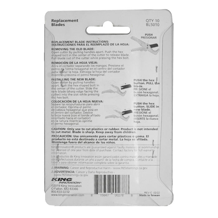 King Innovation BL5010 Hojas de repuesto de PTFE para SB5000