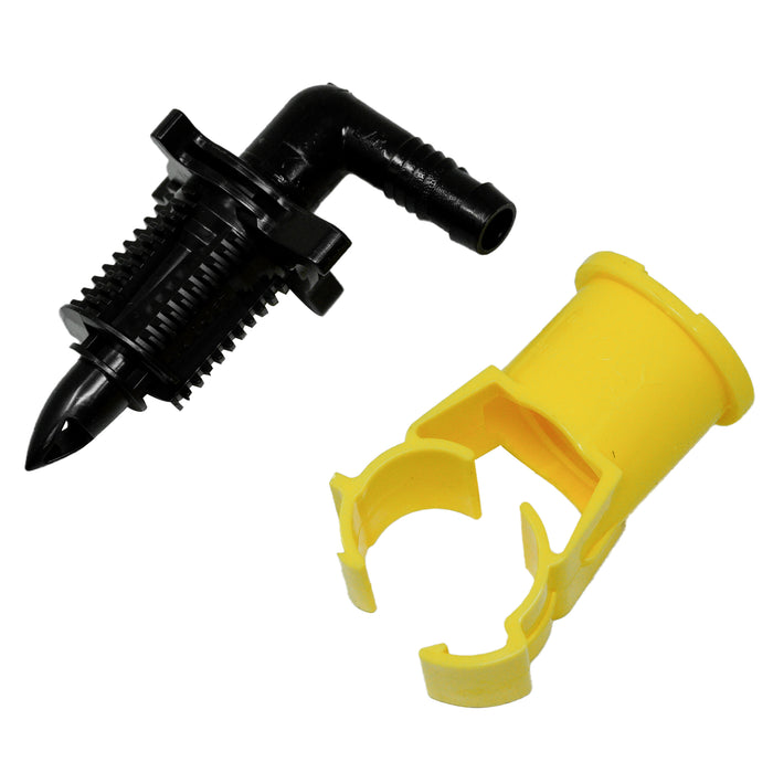 King Innovation BS7500 Blazing Saddle Polietileno de 1" X Codo de 90° para Tubería Articulada