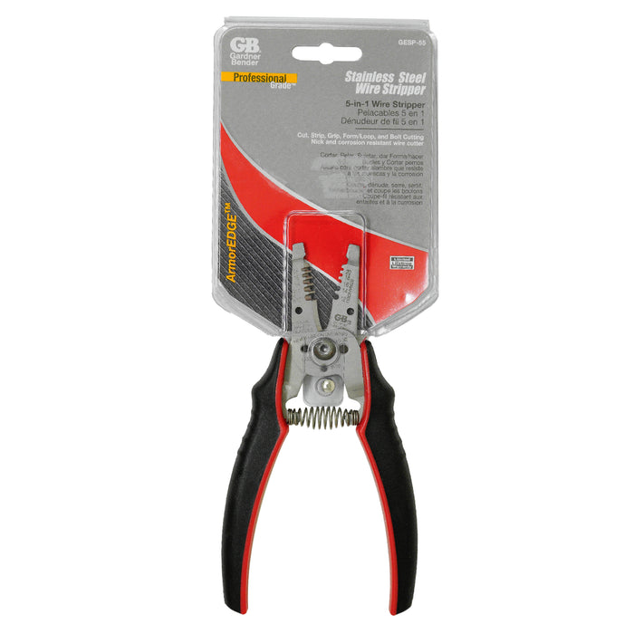 Pelacables de acero inoxidable King Innovation GESP-55 Armor Edge, de 10 a 18 AWG