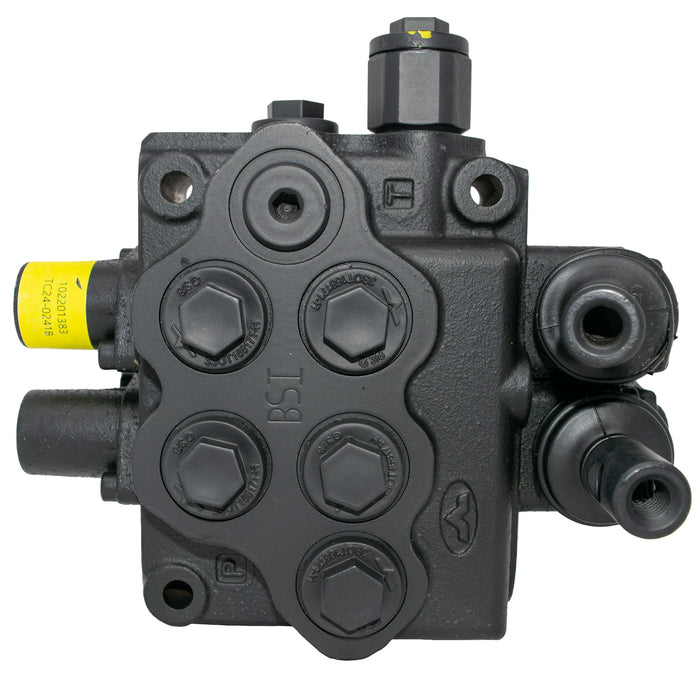 Kioti CKA111 Válvula hidráulica remota de 4 puertos (retén/resorte)