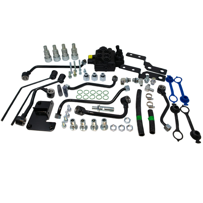 Kioti CKA111 Válvula hidráulica remota de 4 puertos (retén/resorte)