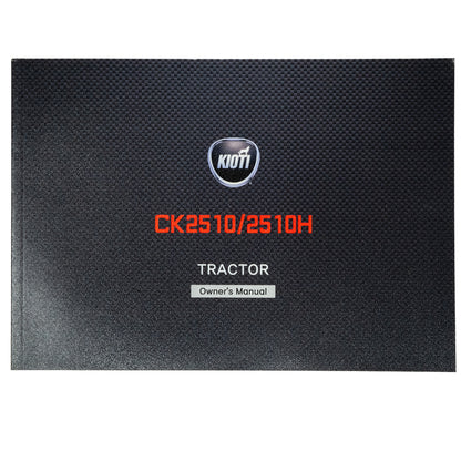 Kioti GMO-0081 Owners Manual