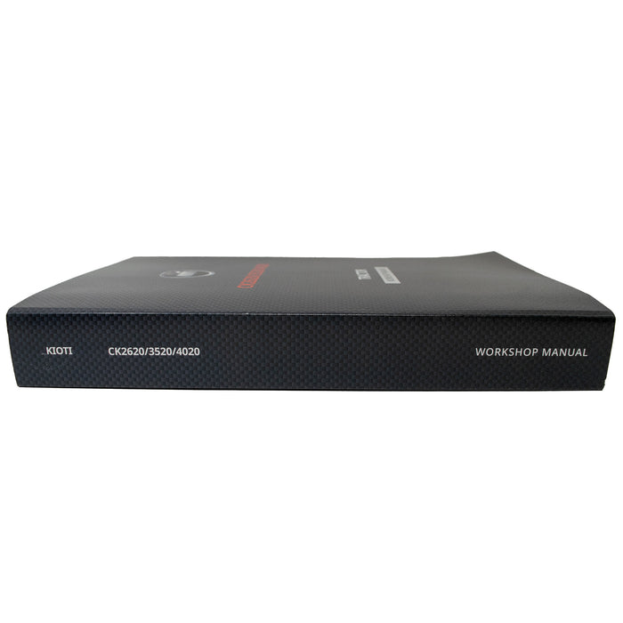 Kioti GMW-0080 Workshop Manual (CK2620/3520/4020-EN_USA)