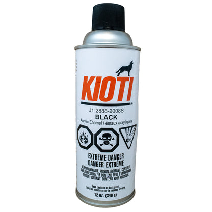 Kioti J1-2888-2008S Black Spray Paint 12 Oz.
