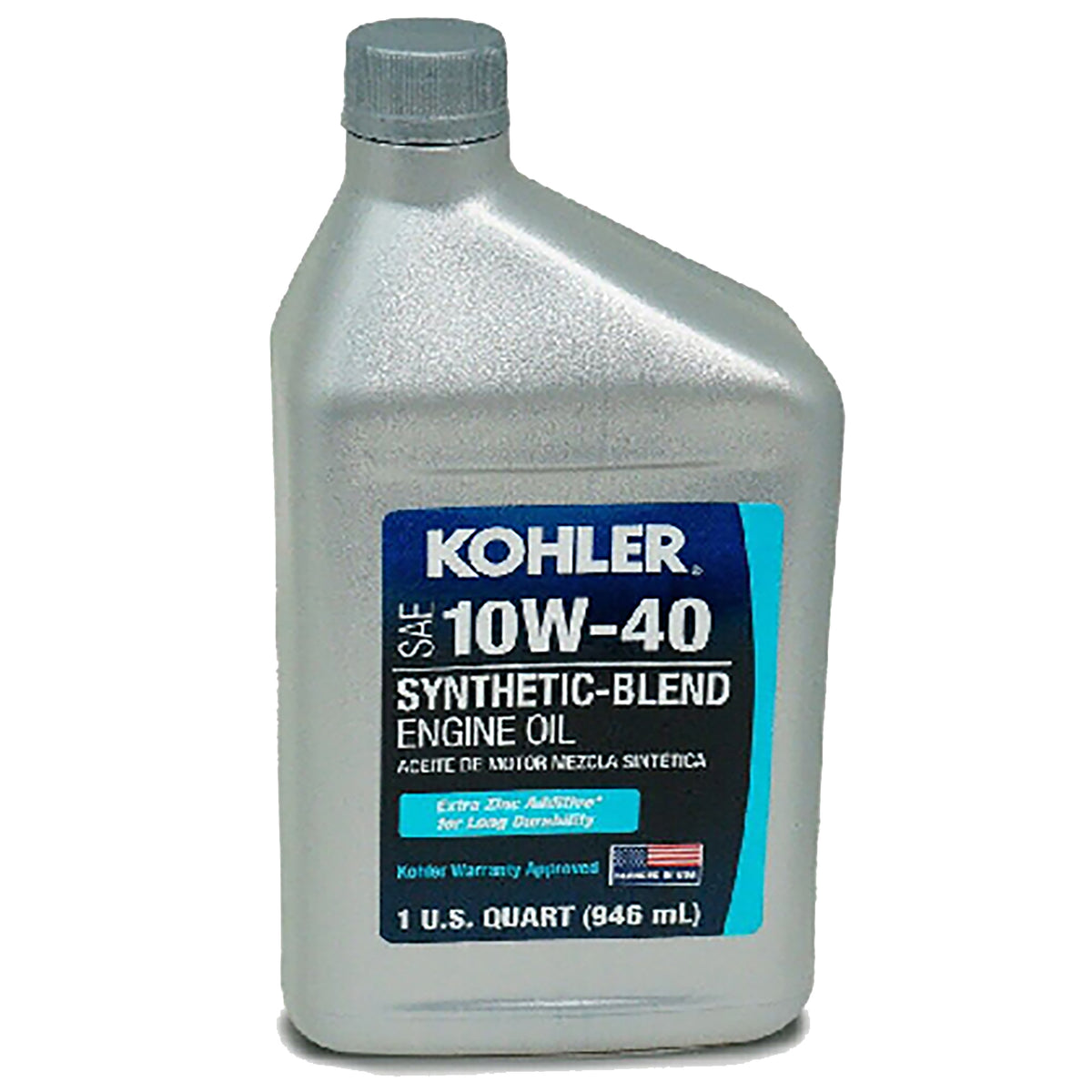 Kohler 25 357 71-S Oil, Quart 10W40 Synth Blend
