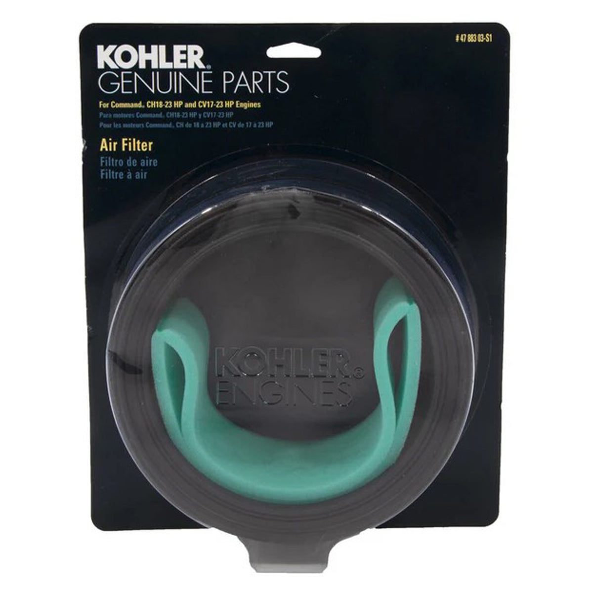 Filtro de aire combinado Kohler 47 883 03-S1