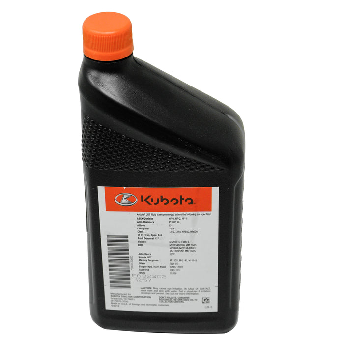 Aceite Kubota 70000-20000, líquido 1 cuarto de galón Udt