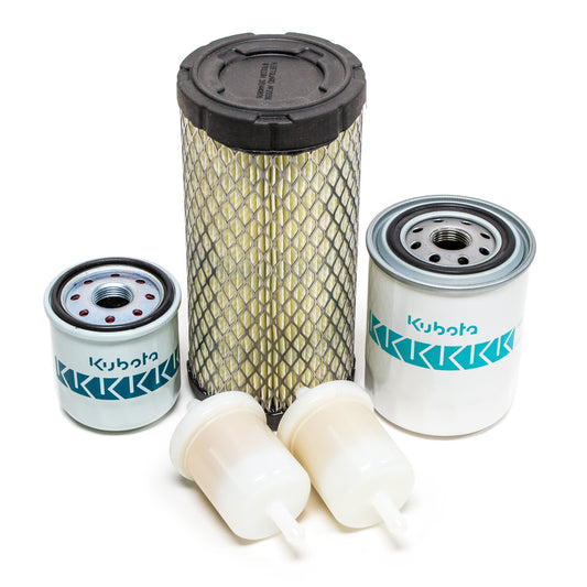 Kit de filtros Kubota para BX24, BX25, BX2230, BX2350, BX2360 y BX2370 77700-03362
