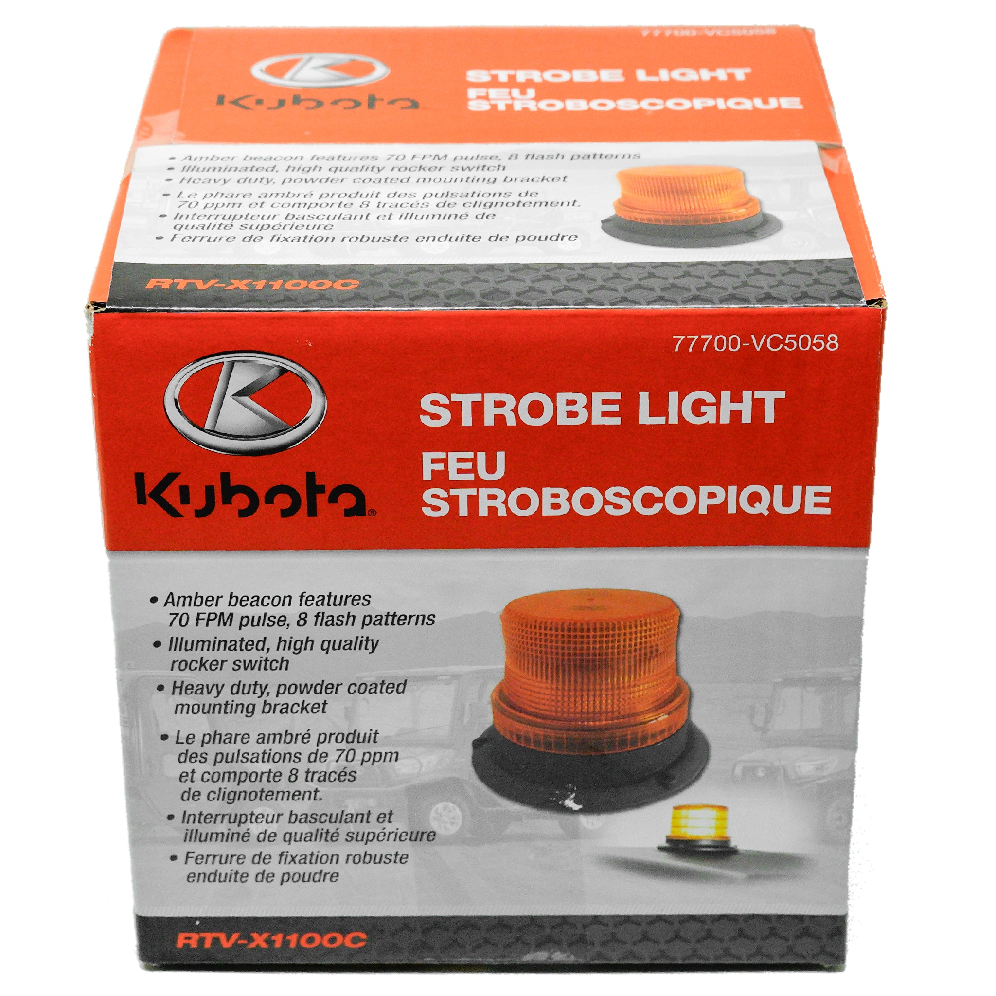 Kit de luz estroboscópica LED Kubota 77700-VC5058