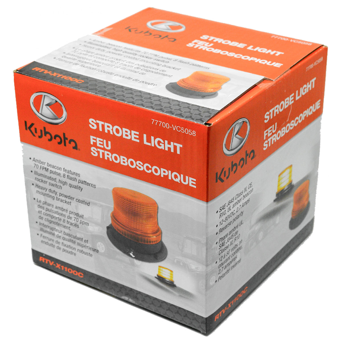 Kubota 77700-VC5058 LED Strobe Light Kit