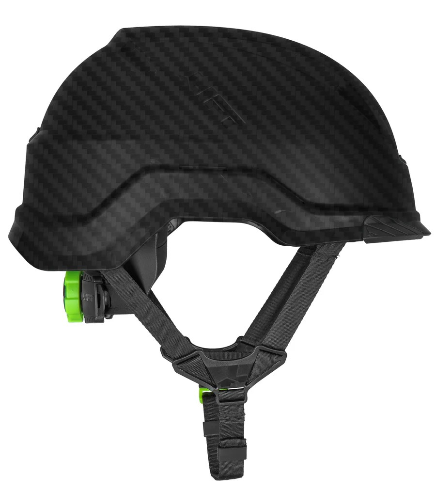 Lift HRX-22CKE2 Radix Safety Helmet - Non-Vented Carbon