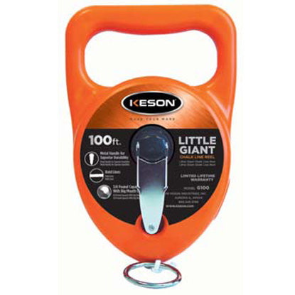 Keson G3X 30 m Carrete de Tiralíneas 3X1 Rebobinado