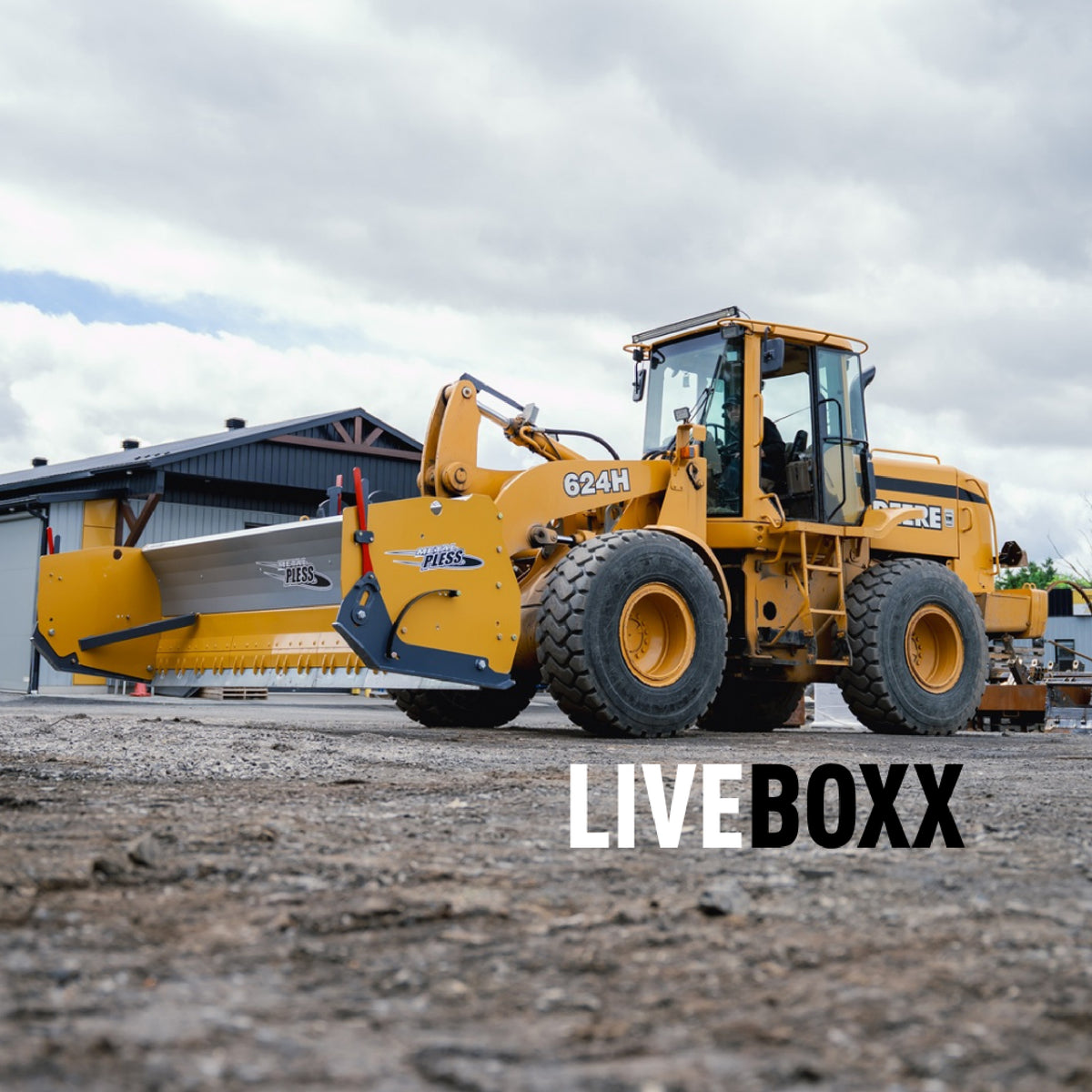 Metal Pless LBX1232 LiveBoxx Snow Pusher 12 ft.