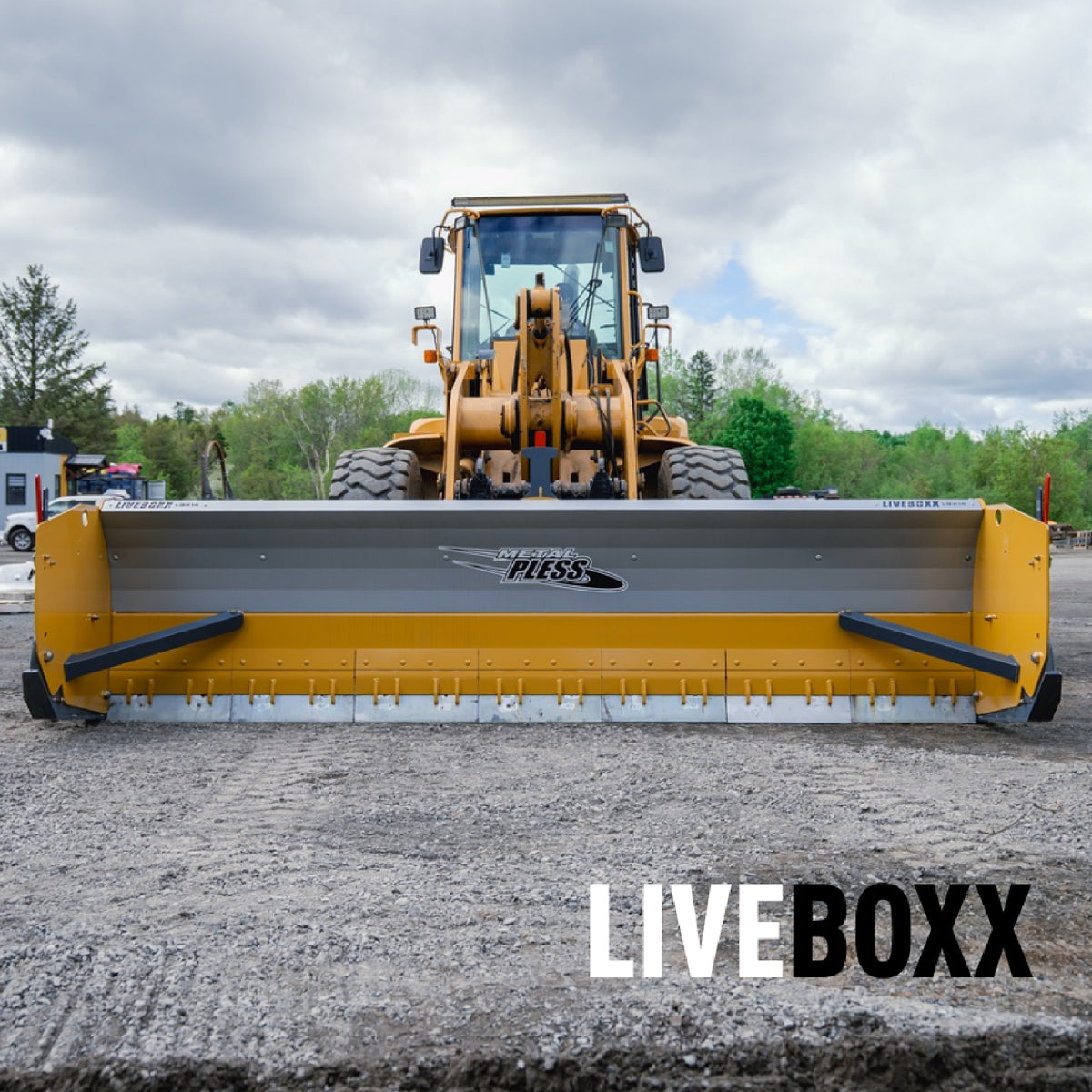 Metal Pless LBX0832 LiveBoxx Snow Pusher 8 ft.