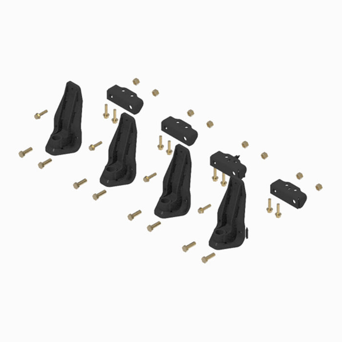 Boss MSC18207 Plow Shoe Kit,4-Piece,Extended Dxt