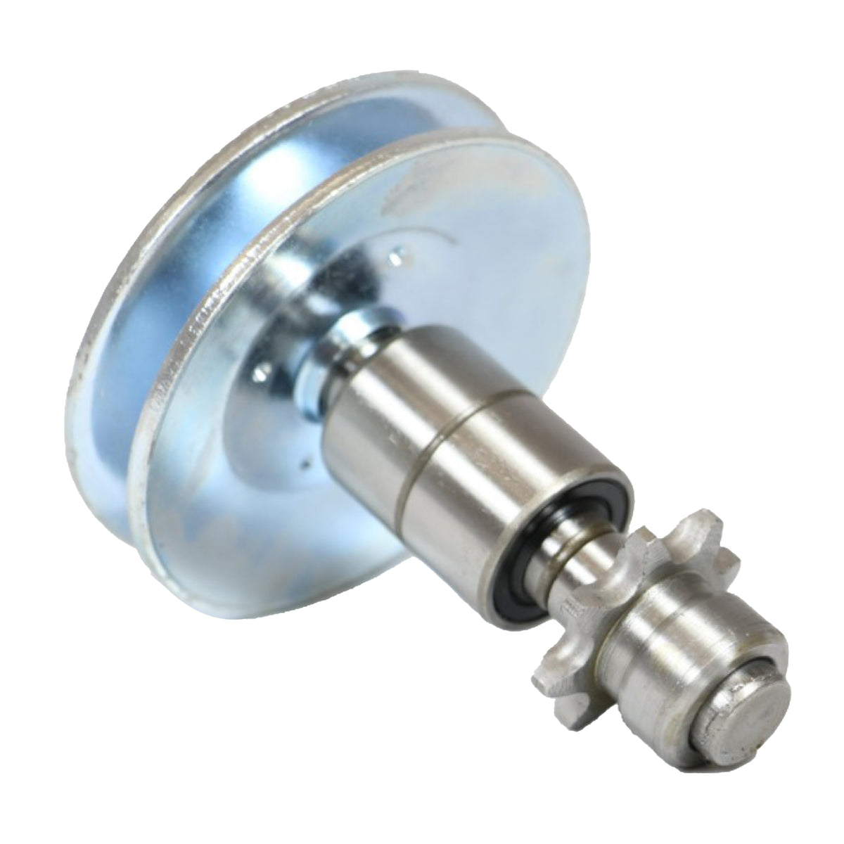 McLane 1053 3.5-inch Jack Shaft with Pulley & Sprockets 20-inch