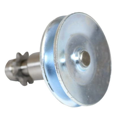 McLane 1053 3.5-inch Jack Shaft with Pulley & Sprockets 20-inch