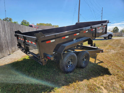 H&H Trailers H8314DBW-B-140 14 Ft. Industrial Dump Trailer