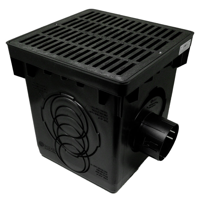 NDS 1200BLKIT 12-inch Basin Kit with Black Grate