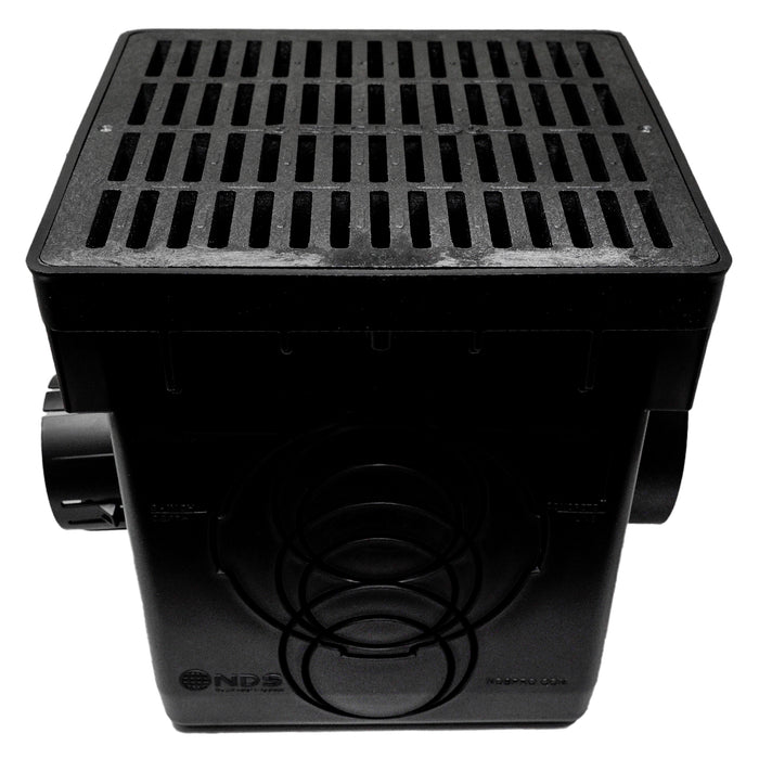NDS 1200BLKIT 12-inch Basin Kit with Black Grate