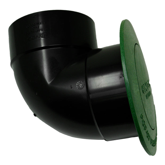 NDS 421 4-inch Pop-Up Springloaded Drainage Emitter with Elbow
