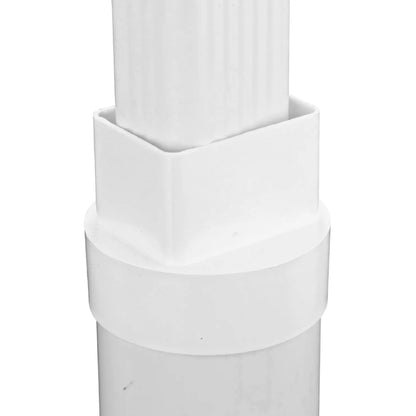 Adaptador de bajante centrado NDS 9P08 de PVC 2X3X4