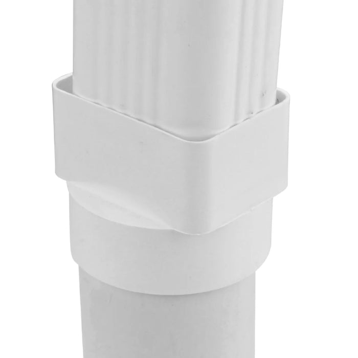 NDS 9P09 Down Spout Centered Adapter PVC 3X4X4