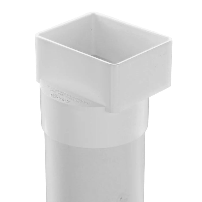 NDS 9P13 Down Spout Offset Adapter PVC 3X4X4