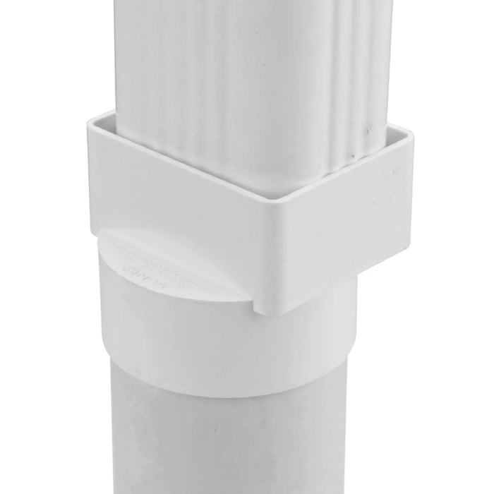NDS 9P13 Down Spout Offset Adapter PVC 3X4X4