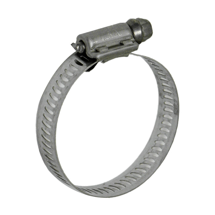 NDS 64024H Stainless Steel Hose Clamps (Worm Drive) 1/2 in. Band Width SAE 24