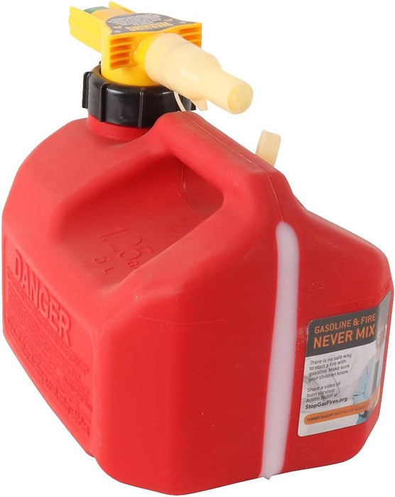No-Spill 1415 1.25 Gallon Gas Can - Red