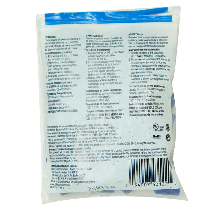 Paige 270303"B Wire Nut Type H-30 (Blue) [22-14 AWG]