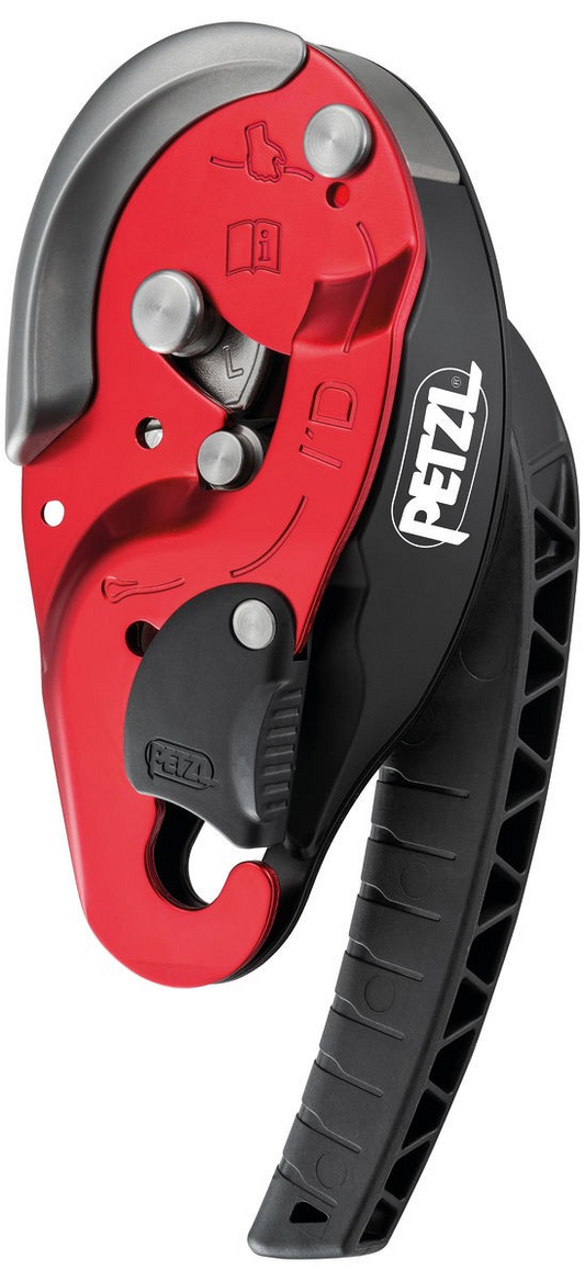 Petzl D020BA00 Self-Braking Descender Red 12.5-13mm Rope Comp. Anti-Panic Function