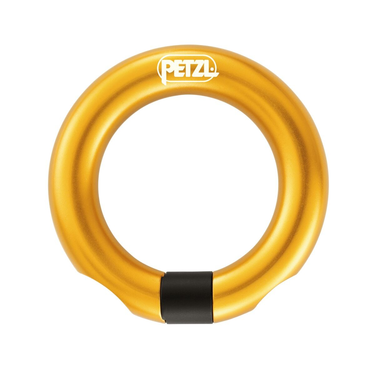 Petzl P28 Multidirectional Gated Ring - Open Yellow