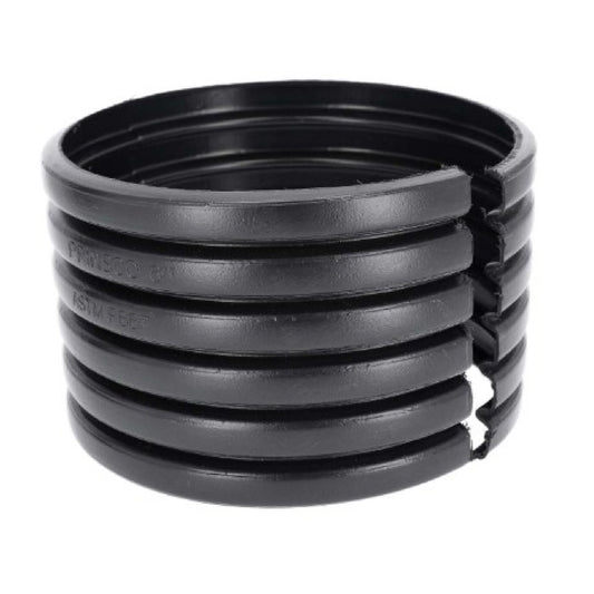 Acoplador dividido Prinsco SC06-BM de 6 pulgadas (resistente a la filtración de suelo)