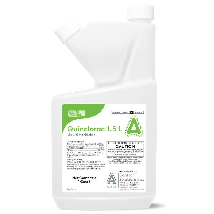 Herbicida líquido Quinclorac Quali-Pro 1 cuarto de galón.