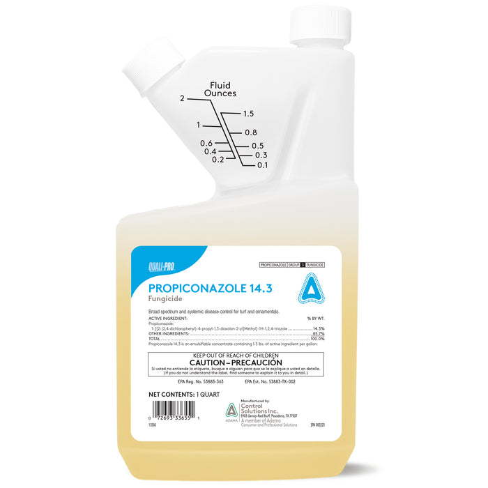 Fungicida Quali-Pro Propiconazol 14.3 de 1 cuarto.