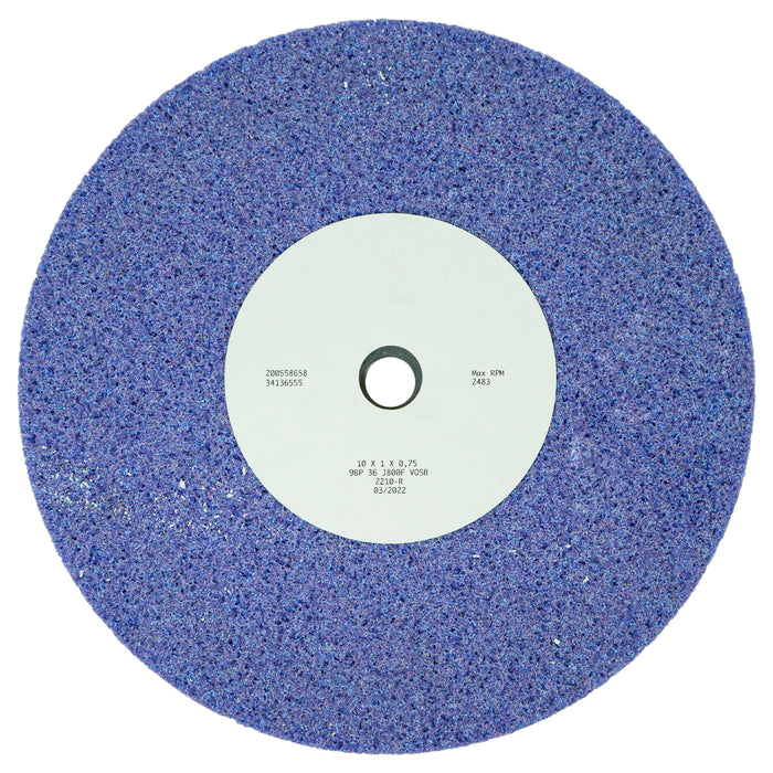 Rueda de cerámica azul RBG Grinders 2210 de 10"