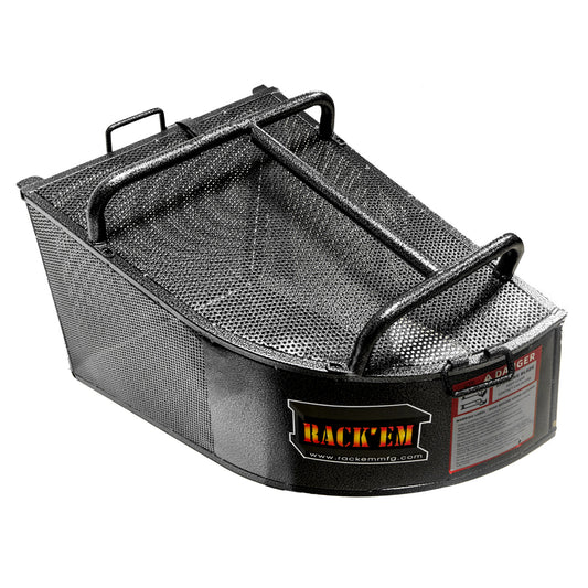 Recolector de césped de acero Rack'em RC-EX4 de 4,4 pies cúbicos