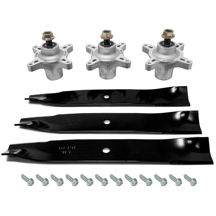 Spindle Blade Deck Kit for Toro 50 Inch TimeCutter SS5000 5060 139-3214 110-6837-03