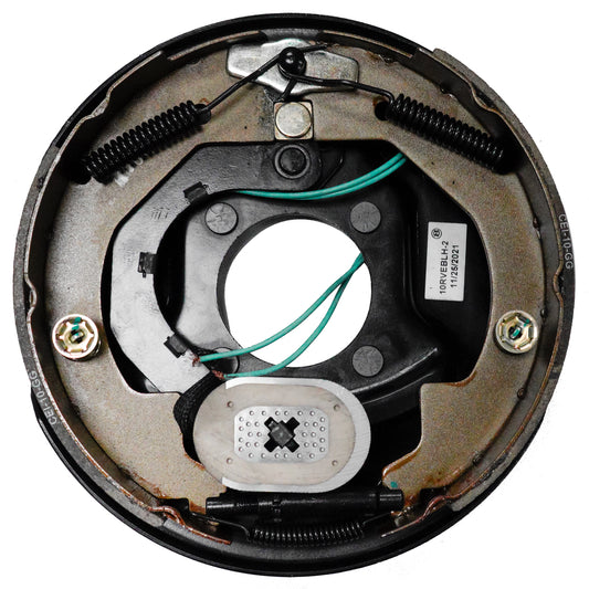 Russo 10RVEBLH 10 In. Electric Trailer Brake Left Side
