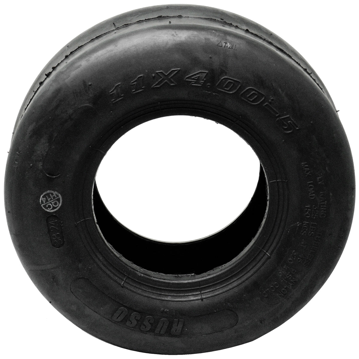 Russo Smooth Tire 11X4.00-5 4 Ply