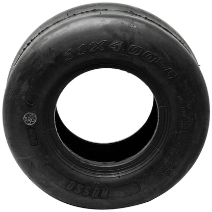 Russo Smooth Tire 11X4.00-5 4 Ply