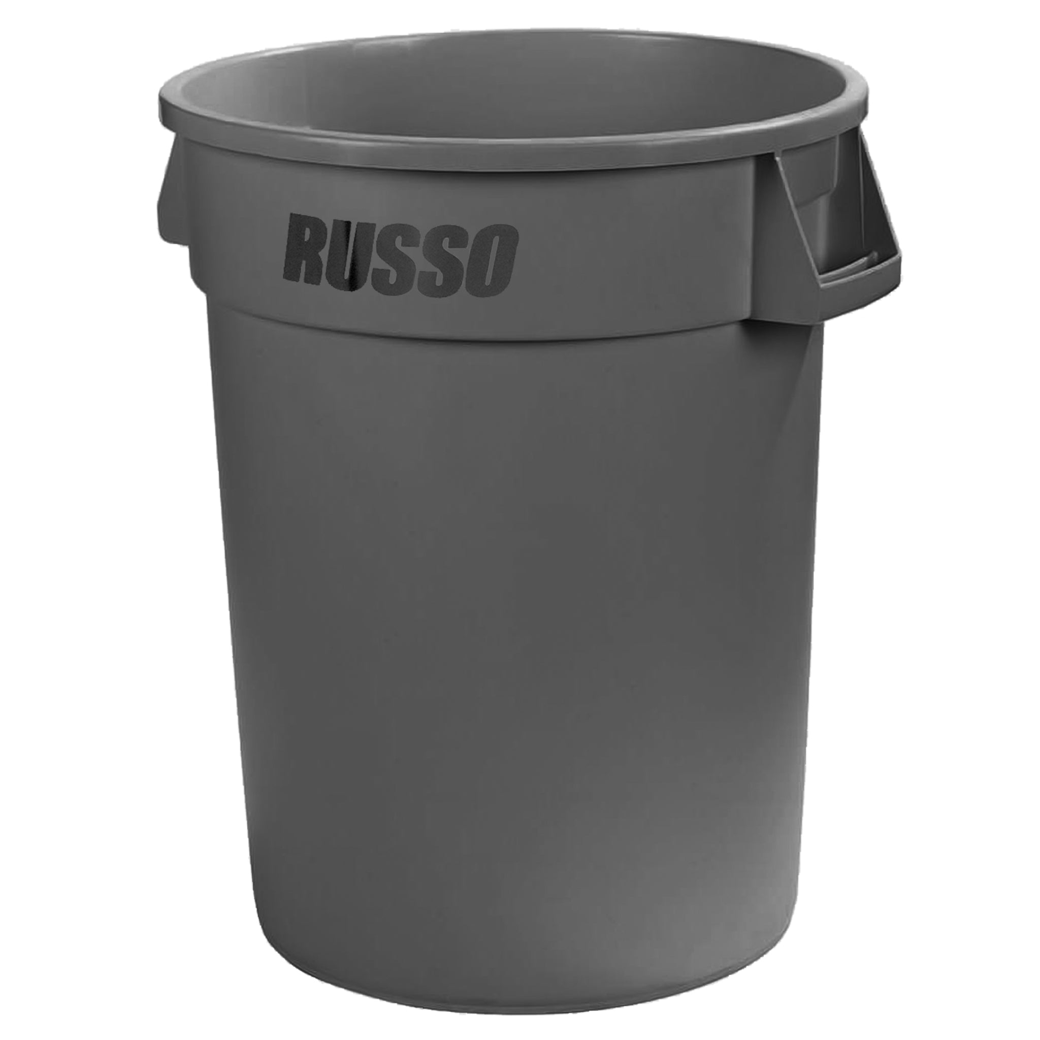 RUSSO Glow Garbage Can 32 Gallon - Gray