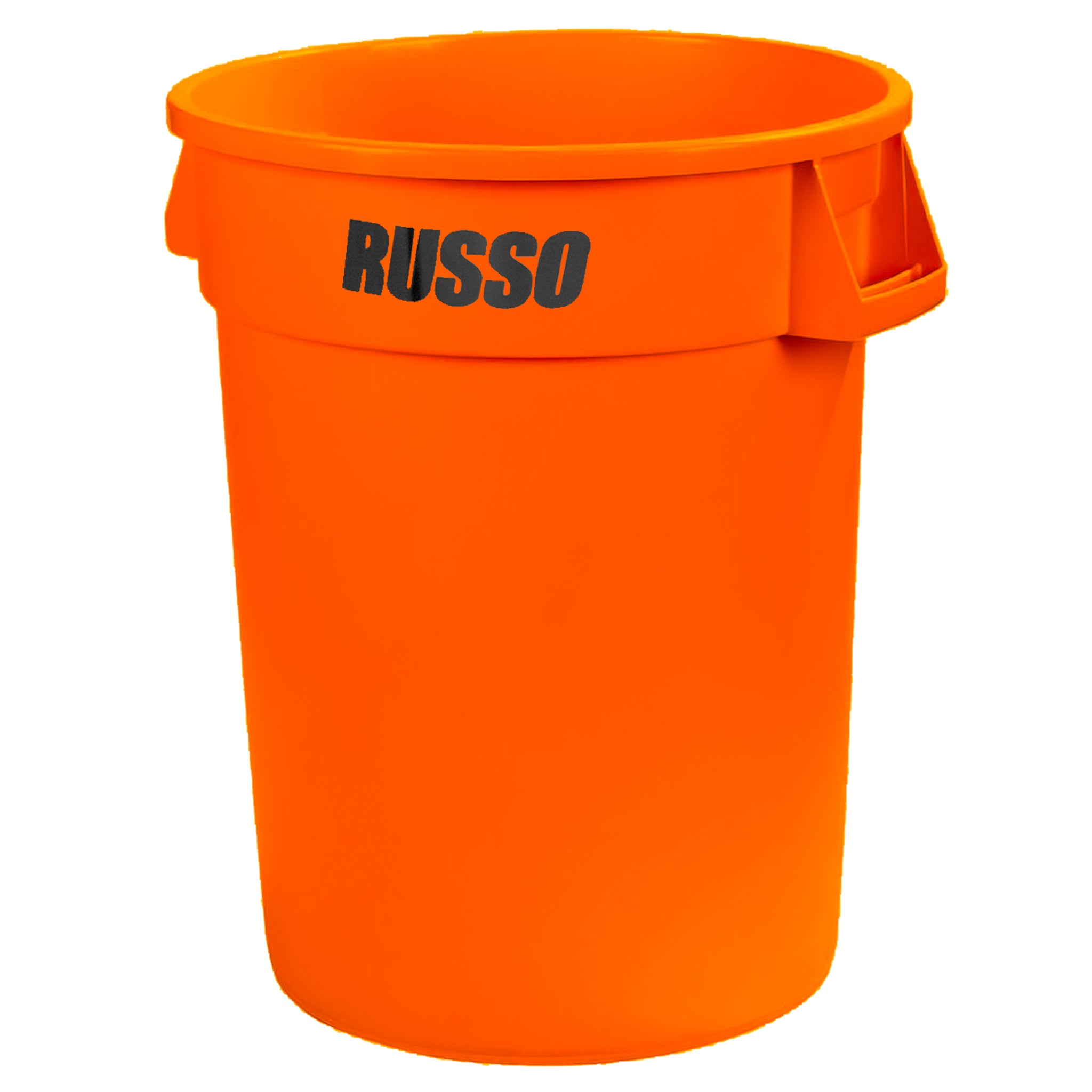 RUSSO Glow Garbage Can 44 Gallon - Orange