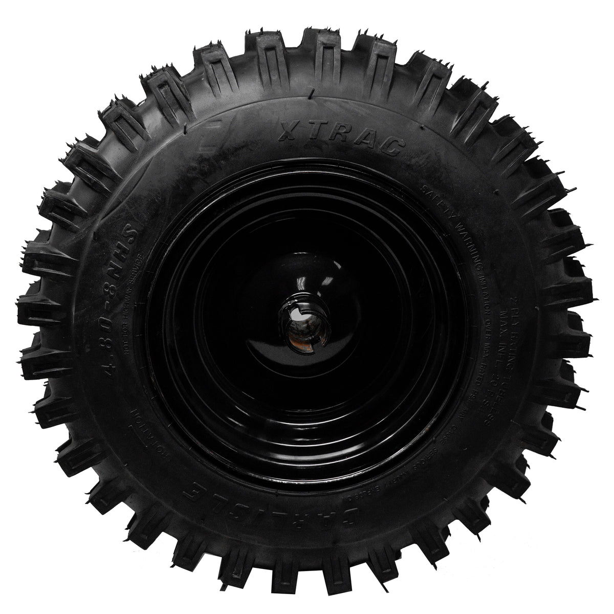 Conjunto de neumáticos RUSSO 437151R X-Trac Black Rim 4.80-8